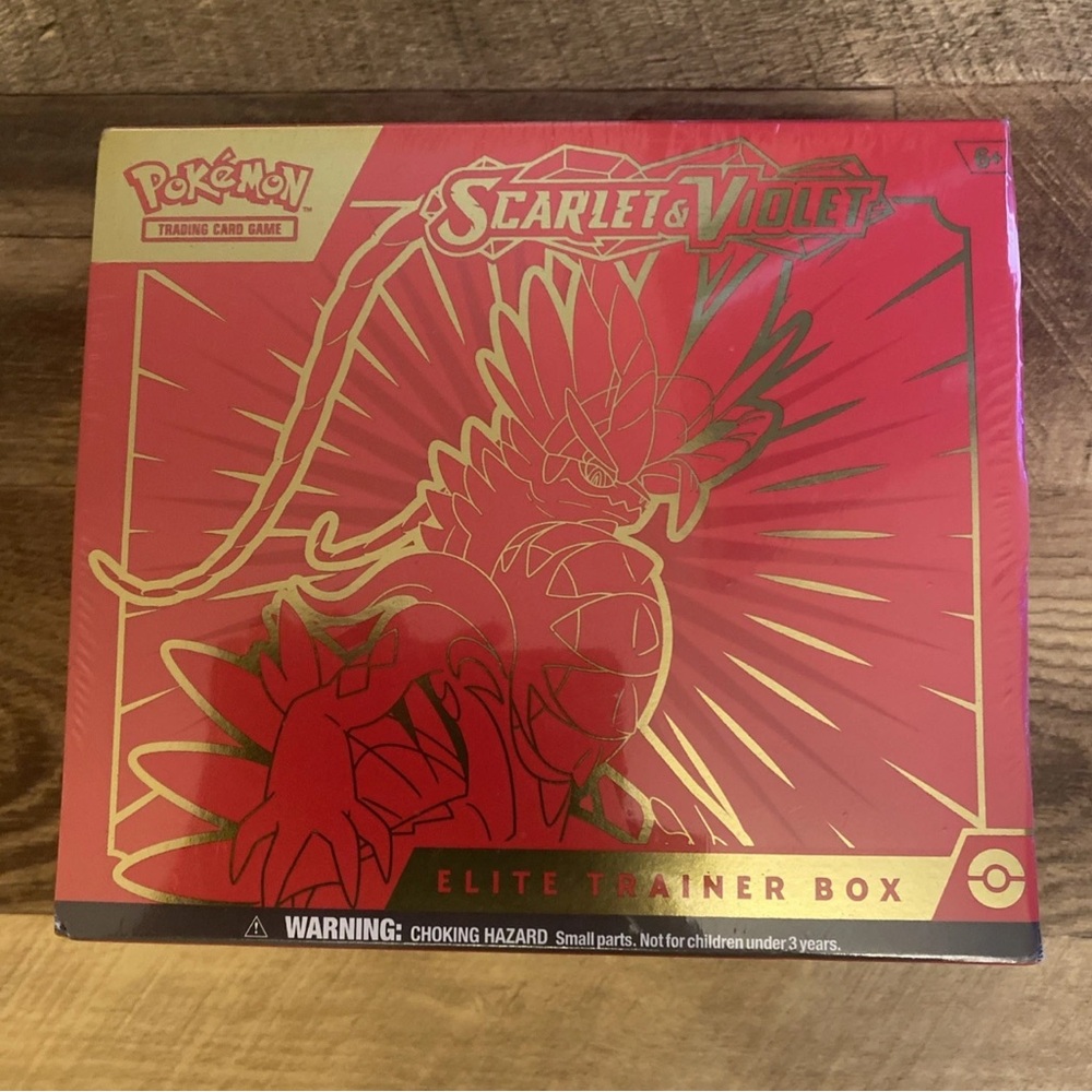 Pokemon Scarlet & Violet Trainer Box koraidon sealed